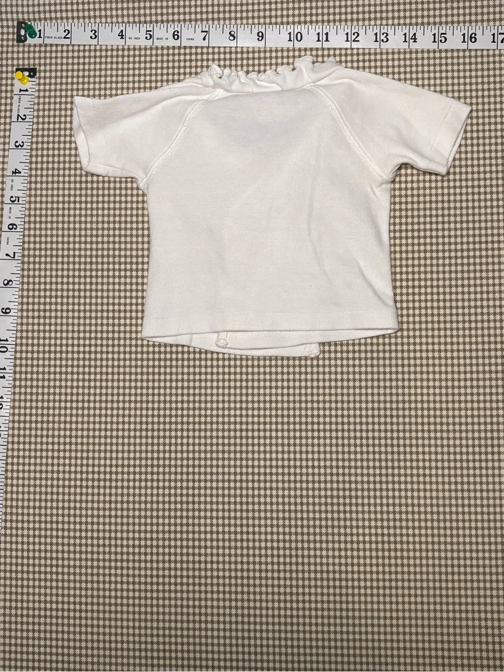 Baby B’gosh White Ruffle Snap Wrap Shirt | Estimated 0–3 Months